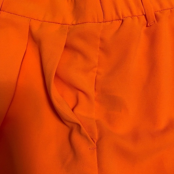 Silky a new day High-rise EXTRA Wide-leg Trousers ORANGE Women’s Sz 17 flowing - Picture 7 of 16